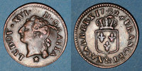 MONNAIES ROYALES Liard Louis XVI (1774-1793). &. Aix. Etoile -