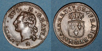 MONNAIES ROYALES Liard Louis XVI (1774-1793). &. Aix. Etoile -