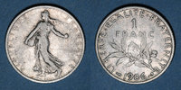 MONNAIES MODERNES FRANCAISES 1 franc 3e république (1870-1940). Semeuse -