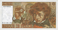 BILLETS DE LA BANQUE DE FRANCE 10 francs Banque de France. Billet. Berlioz, -
