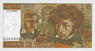 BILLETS DE LA BANQUE DE FRANCE 10 francs Banque de France. Billet. Berlioz, -