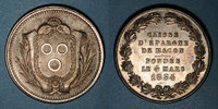 JETONS Jeton Mâcon. Caisse d'Epargne. argent rond -