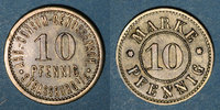 MONNAIES DE NECESSITE FRANCAISES 10 pfennig Strasbourg (67). Arb. Consum Genossenschaft. -