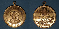 ALSACE Alsace. Colmar. Cortège historique. Médaille en laiton doré -