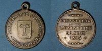 ALSACE Alsace. Wittenheim. Chorale masculine. Bénédiction du drapeau. Médaille laiton -