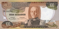 AUTRES BILLETS ETRANGERS 100 escudos Angola. Banco de Angola. -