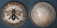 ALSACE Jeton Alsace. Mulhouse. Société Industrielle. de présence. Argent. Poinçon : corne dabondance -