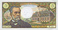 BILLETS DE LA BANQUE DE FRANCE 5 francs Banque de France. Billet. Pasteur, -