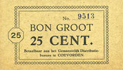 AUTRES BILLETS ETRANGERS 25 cent Pays Bas. Gemeente Coevorden. -