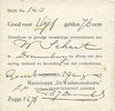 AUTRES BILLETS ETRANGERS 5 gulden Pays Bas. Gendt. Waalsteenindustrie. 76 cent. -