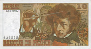 BILLETS DE LA BANQUE DE FRANCE 10 francs Banque de France. Billet. Berlioz, -