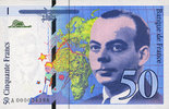 BILLETS DE LA BANQUE DE FRANCE 50 francs Banque de France. Billet. (Saint-Exupéry), -