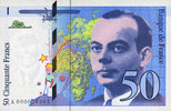 BILLETS DE LA BANQUE DE FRANCE 50 francs Banque de France. Billet. (Saint-Exupéry), -