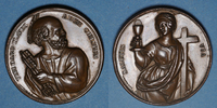 MEDAILLES bronze Saint-Pierre. Médaille . 37 mm -