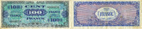 BILLETS DU TRESOR 100 francs Billet. France, type américain. Série 7 -