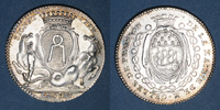 JETONS Jeton Bretagne. Mairie de Nantes. Gelée de Premion. argent 1780-1781 -