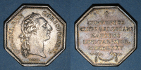 JETONS Jeton Paris. Assemblée du Clergé de France. Louis XV. argent -