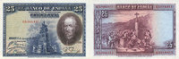 AUTRES BILLETS ETRANGERS 25 pesetas Espagne. Banque d'Espagne. -