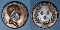 MEDAILLES Henri d'Artois, comte de Chambord, dit Henri V. Médaille Cuivre. -