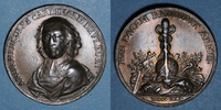 MEDAILLES Cardinal de Fleury (1653-1743). Médaille cuivre. 39,4 mm -