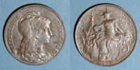 MONNAIES MODERNES FRANCAISES 5 centimes 3e république (1870-1940). Dupuis, -