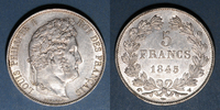 MONNAIES MODERNES FRANCAISES 5 francs Louis Philippe (1830-1848). Lille -