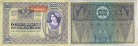 AUTRES BILLETS ETRANGERS Autriche. Banque Austro-Hongroise. 10 000 couronnes surchargé -