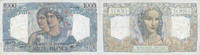 BILLETS DE LA BANQUE DE FRANCE 1000 francs Banque de France. Billet. Minerve et Hercule, -