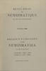 LIVRES DE NUMISMATIQUE Revue Belge de Numismatique. Tables1967-1989 -