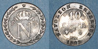 MONNAIES MODERNES FRANCAISES 10 centimes 1er empire (1804-1814). Perpignan -