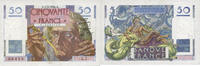 BILLETS DE LA BANQUE DE FRANCE 50 francs Banque de France. Billet. Le Verrier, -