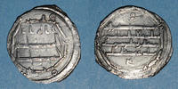 ISLAM Afghanistan. Abbassides. Harun al-Rashid (170-193H). Dirham  Madinat Balkh  186H Flan irrégulier, TB