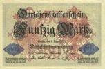ALLEMAGNE 50 mark Allemagne. Billet. 5.8.1914, série B -