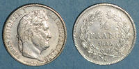 MONNAIES MODERNES FRANCAISES 1/2 franc Louis-Philippe (1830-1848). -