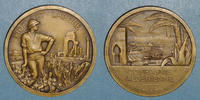 MEDAILLES bronze Algérie. Compagnie Algérienne. Médaille . 42,2 mm. -