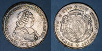 ALSACE 1/2 taler Alsace. Strasbourg. Evêché. Louis Constantin de Rohan-Guéménée (1756-79). Oberkirch -