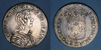 AUTRES MONNAIES PROVINCIALES Ecu Principauté d'Orange. Guillaume IX de Nassau (1647-1650). Ecu -