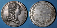 ALSACE Alsace. Strasbourg. Jubilé du rattachement de Strasbourg à la France. Médaille argent. 42 mm -