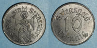 MONNAIES DE NECESSITE FRANCAISES 10 pfennig Strasbourg (67). Ville. Fer -