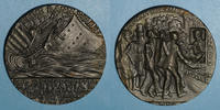 MEDAILLES Grande-Bretagne. Torpillage du Lusitania. Médaille fer -
