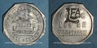 MONNAIES DE NECESSITE FRANCAISES 10 pf Thionville (57). Lothringische Eisenbahn Aktiengesellschaft. ( ). LE.A contremarqué -