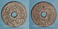 ANCIENNES COLONIES FRANCAISES 20 centimes Tunisie. Mohammed al -Amine, bey (1362-76H). -