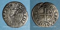 AUTRES MONNAIES PROVINCIALES Double denier Comté de Provence. Charles II d'Anjou . coronat -