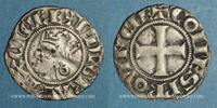 AUTRES MONNAIES PROVINCIALES Denier Comté de Provence. Charles I d'Anjou (1246-1285). provençal coronat. Saint-Rémy -