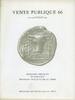 LIVRES DE NUMISMATIQUE Monnaies et Médailles, Bâle, vente aux enchères n° 66, des 22-23.10.1984 -