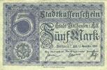 BILLETS DE NECESSITE FRANCAIS 5 mark Mulhouse (68). Ville. Billet Non annulé -