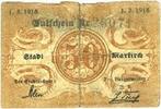 BILLETS DE NECESSITE FRANCAIS 50 pfennig Sainte-Marie-aux-Mines. Ville. Billet. J. Frey -