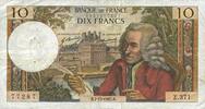 BILLETS DE LA BANQUE DE FRANCE 10 francs Banque de France. Billet. Voltaire, -