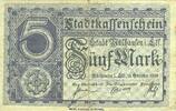 BILLETS DE NECESSITE FRANCAIS 5 mark Mulhouse (68). Ville. Billet Non annulé -