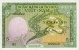 AUTRES BILLETS ETRANGERS Vietnam du Sud. Banque Nationale du Vietnam. 5 dong -